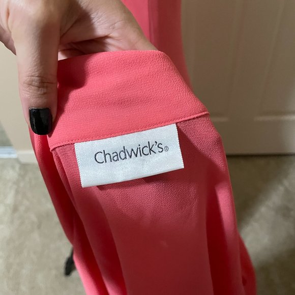Chadwick’s | Coral Pink Dress - Picture 7 of 9